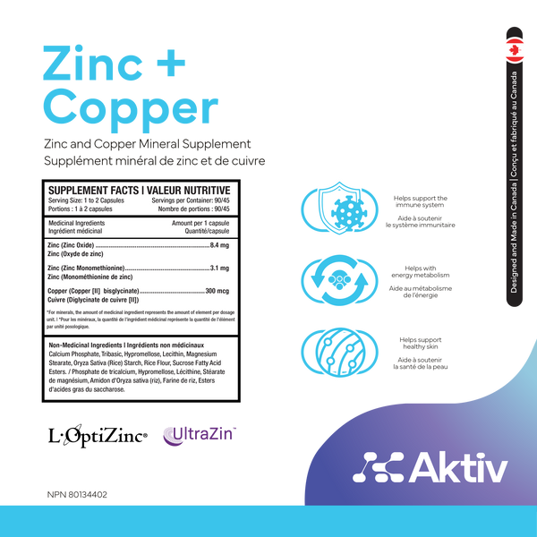 Zinc + Copper