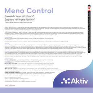 Meno Control
